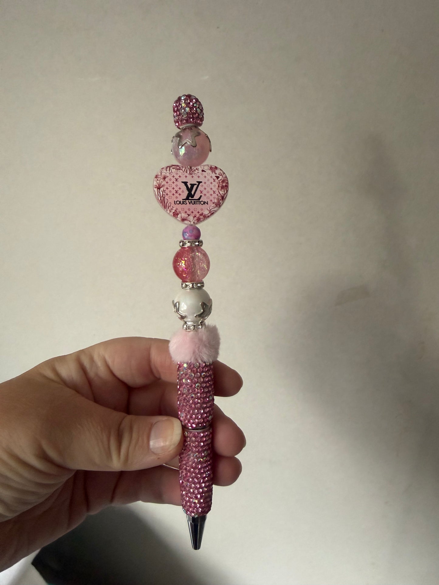 Luxury XL pink bling pen