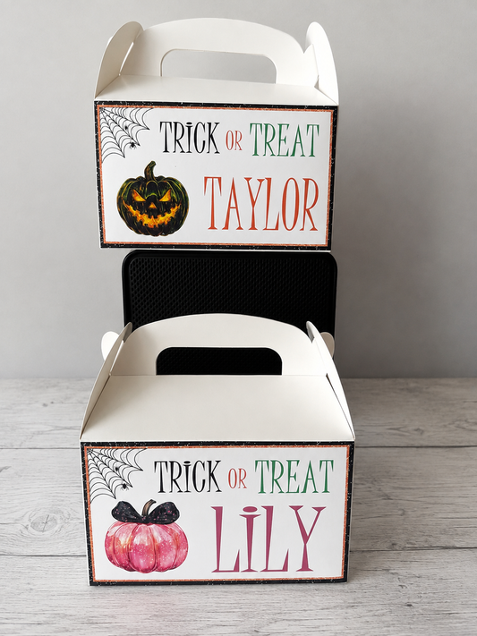 Personalised Halloween gift box