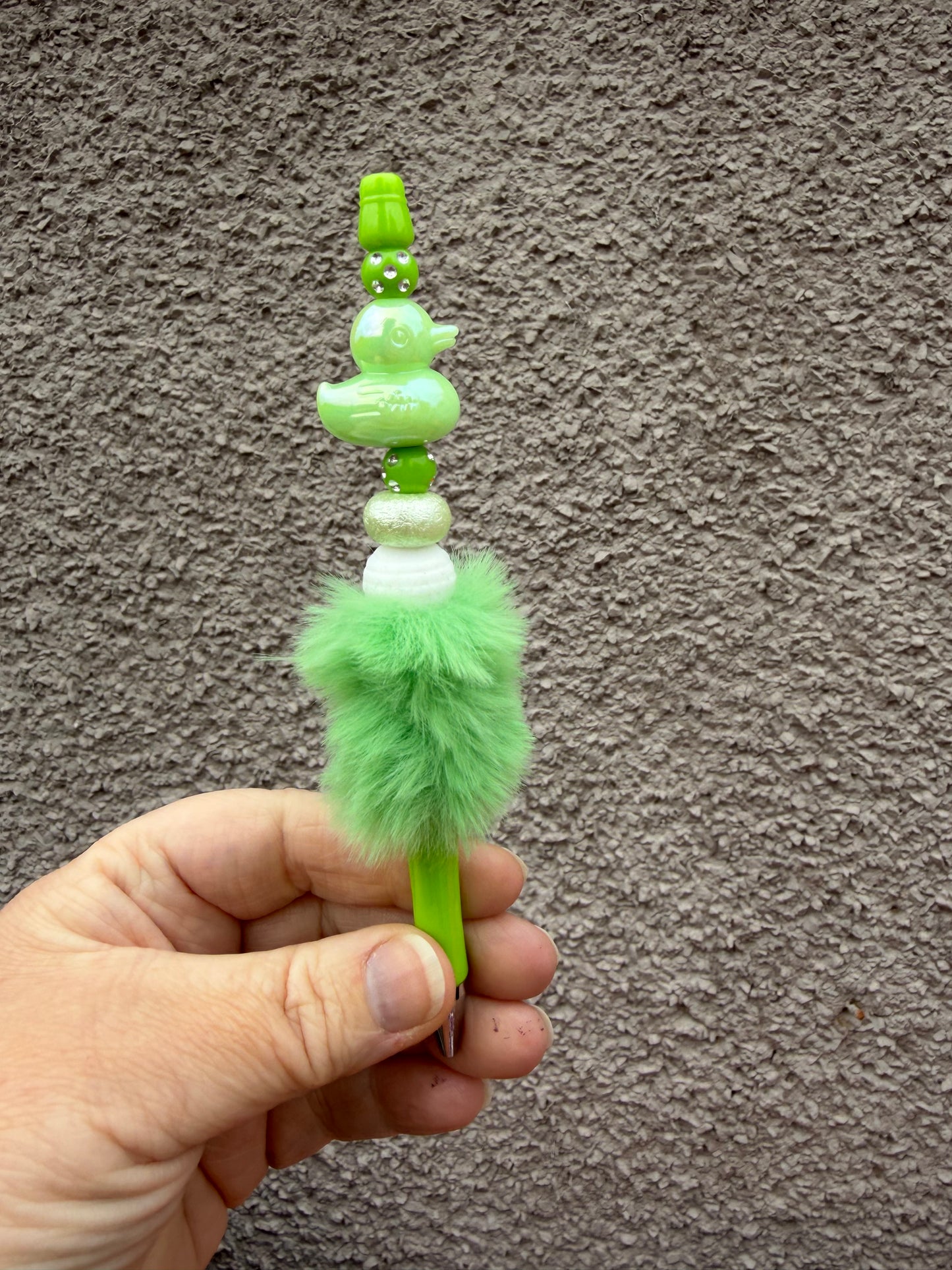 Duck Bead pen purple or green
