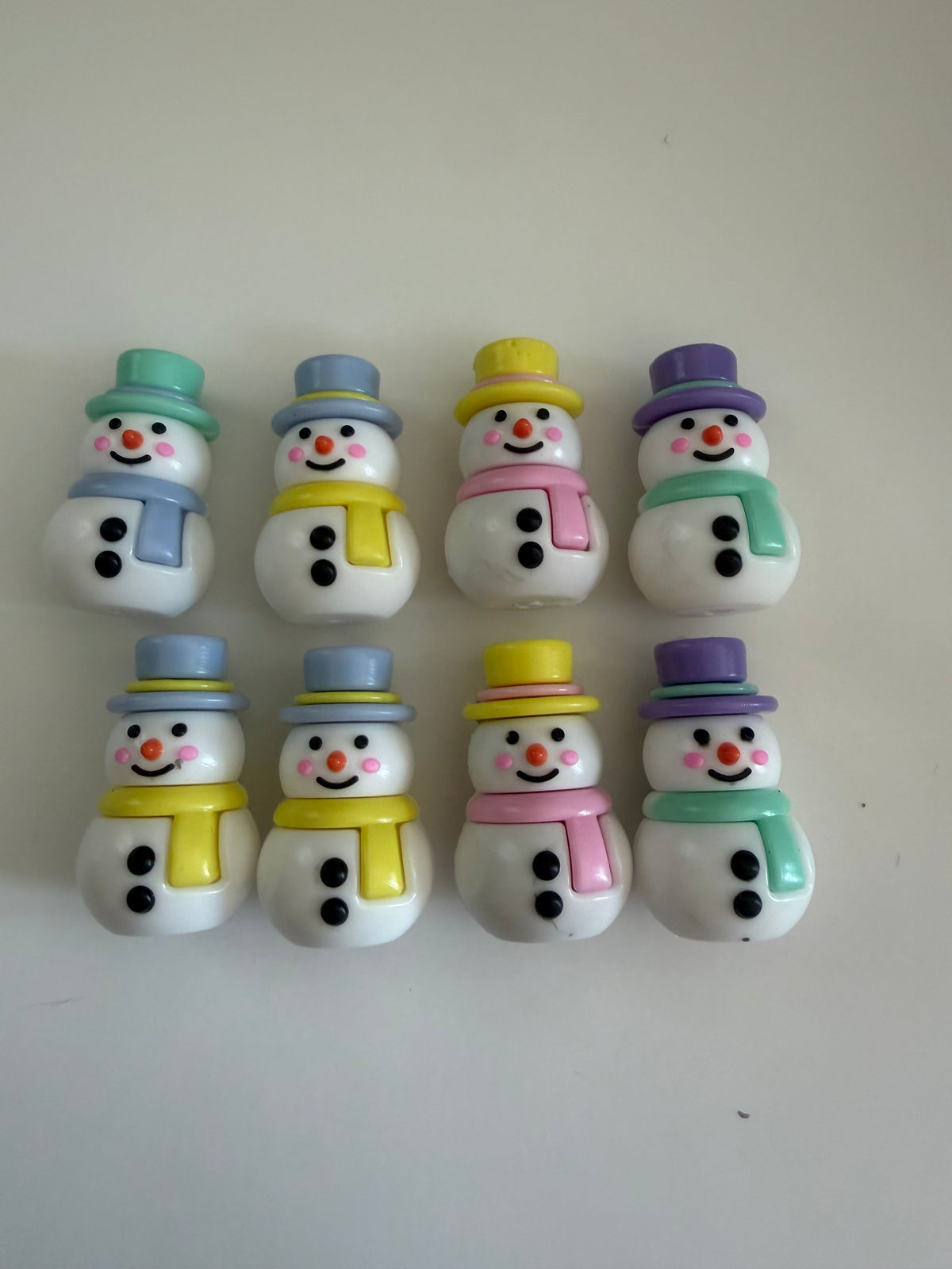 Christmas snow man pen toppers / keyring