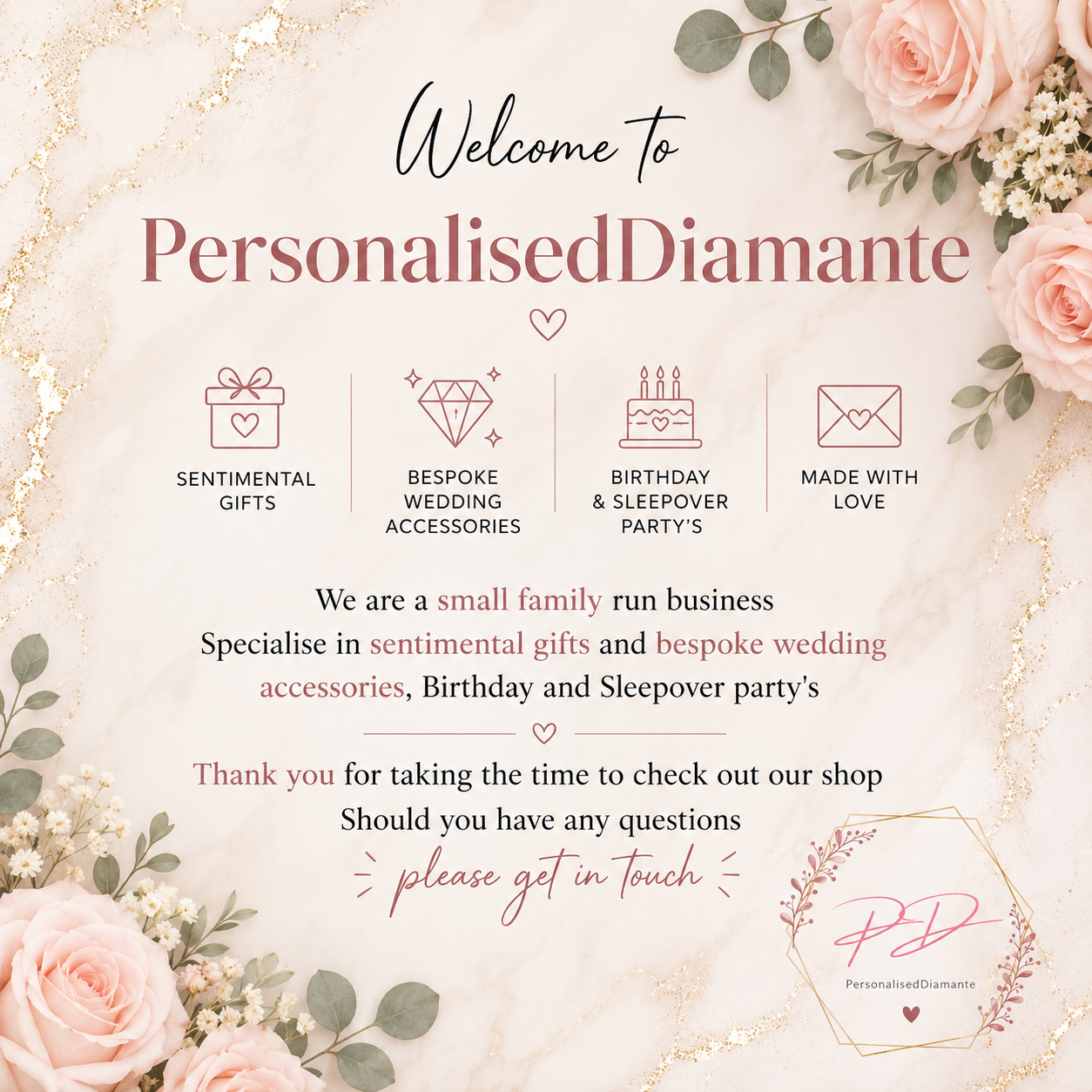 Glitter note pad