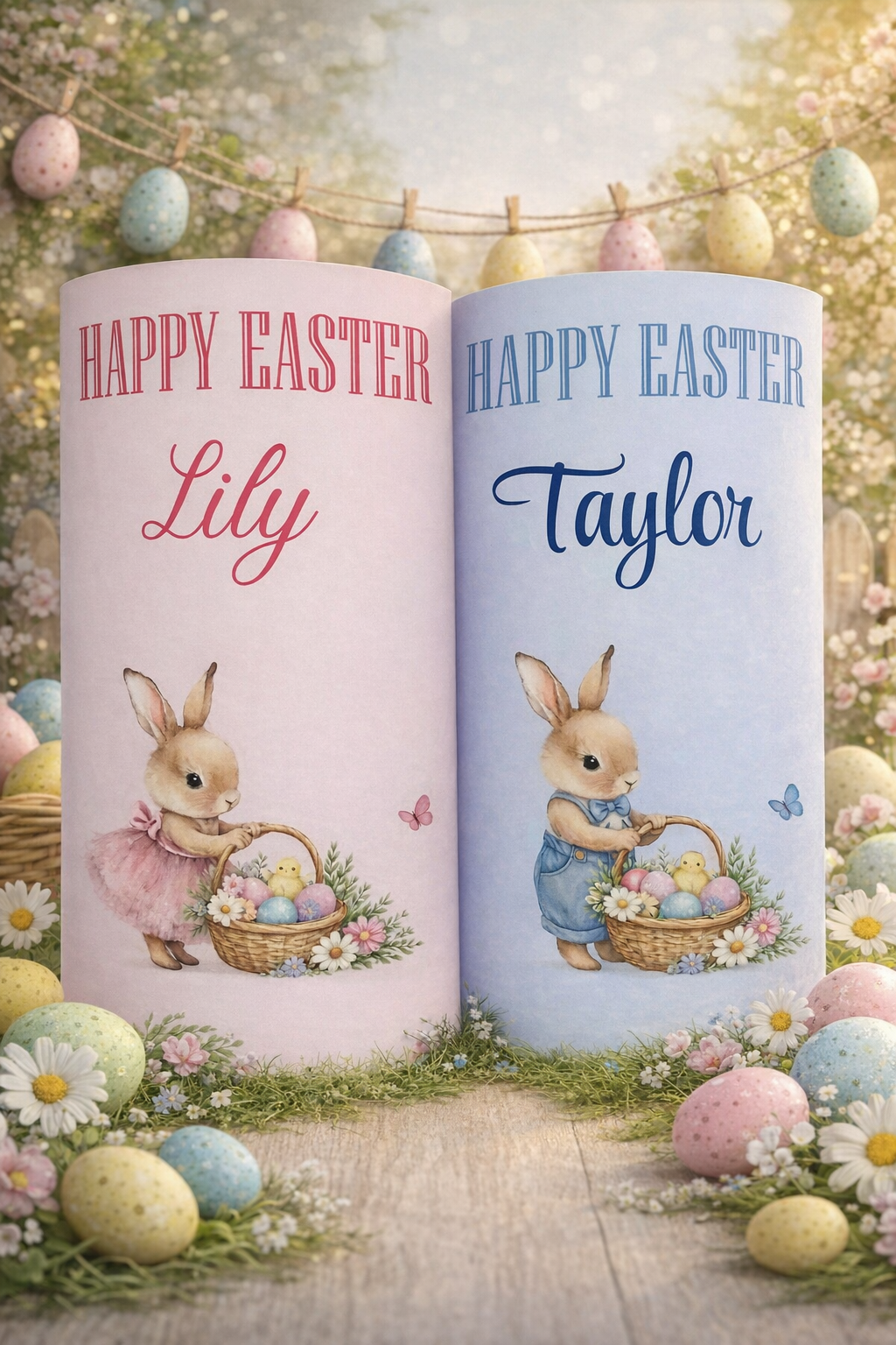 Easter chocolate bar wrapper