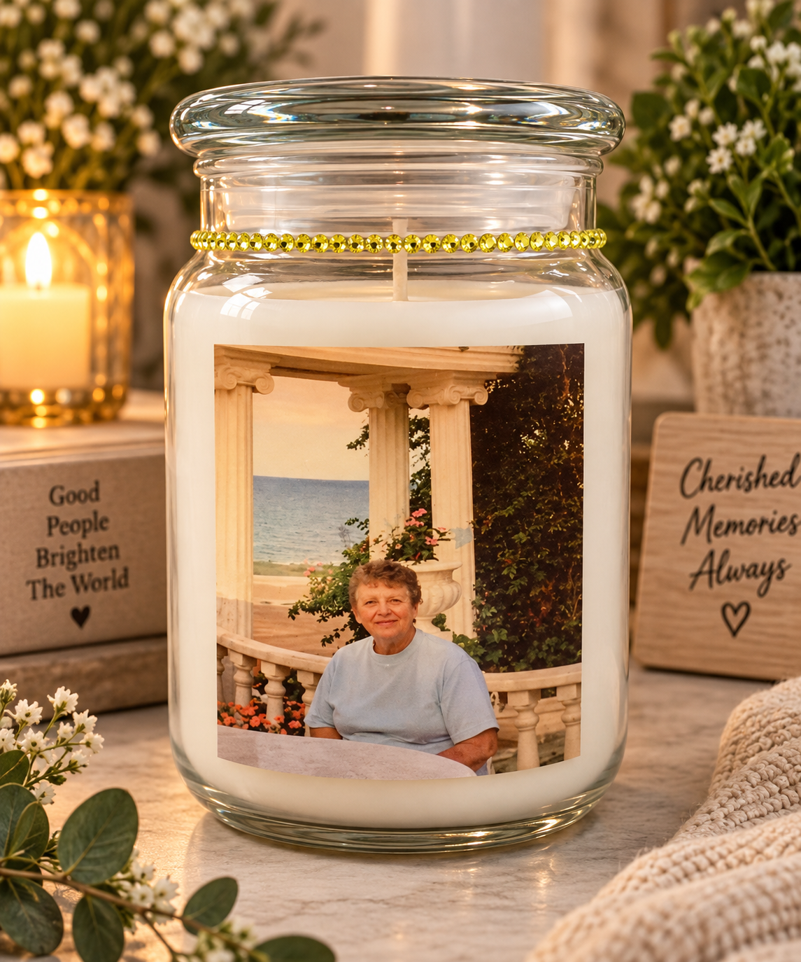 Personalised Photo Candle