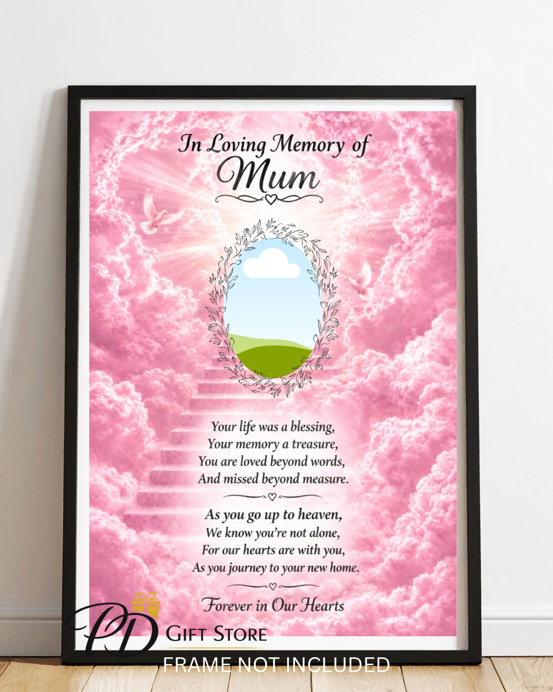Memorial A4 print Personalised