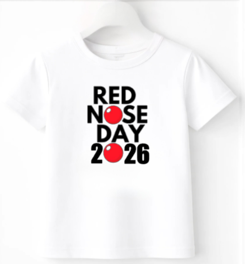 Kids red nose day tshirt