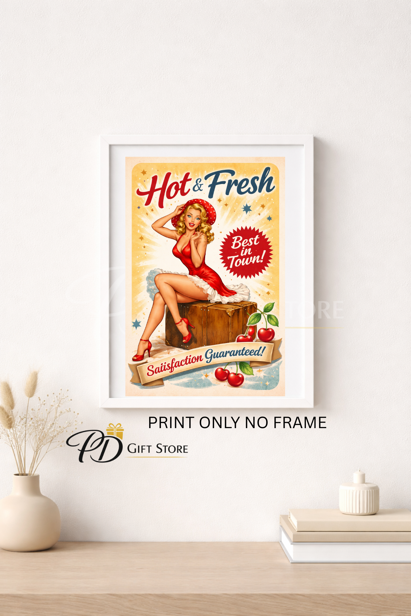 Hot and fresh pin up girl