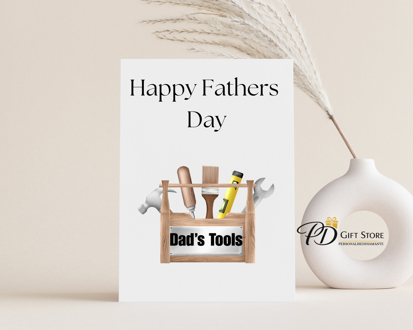 Happy Fathers Day Tool Box Card