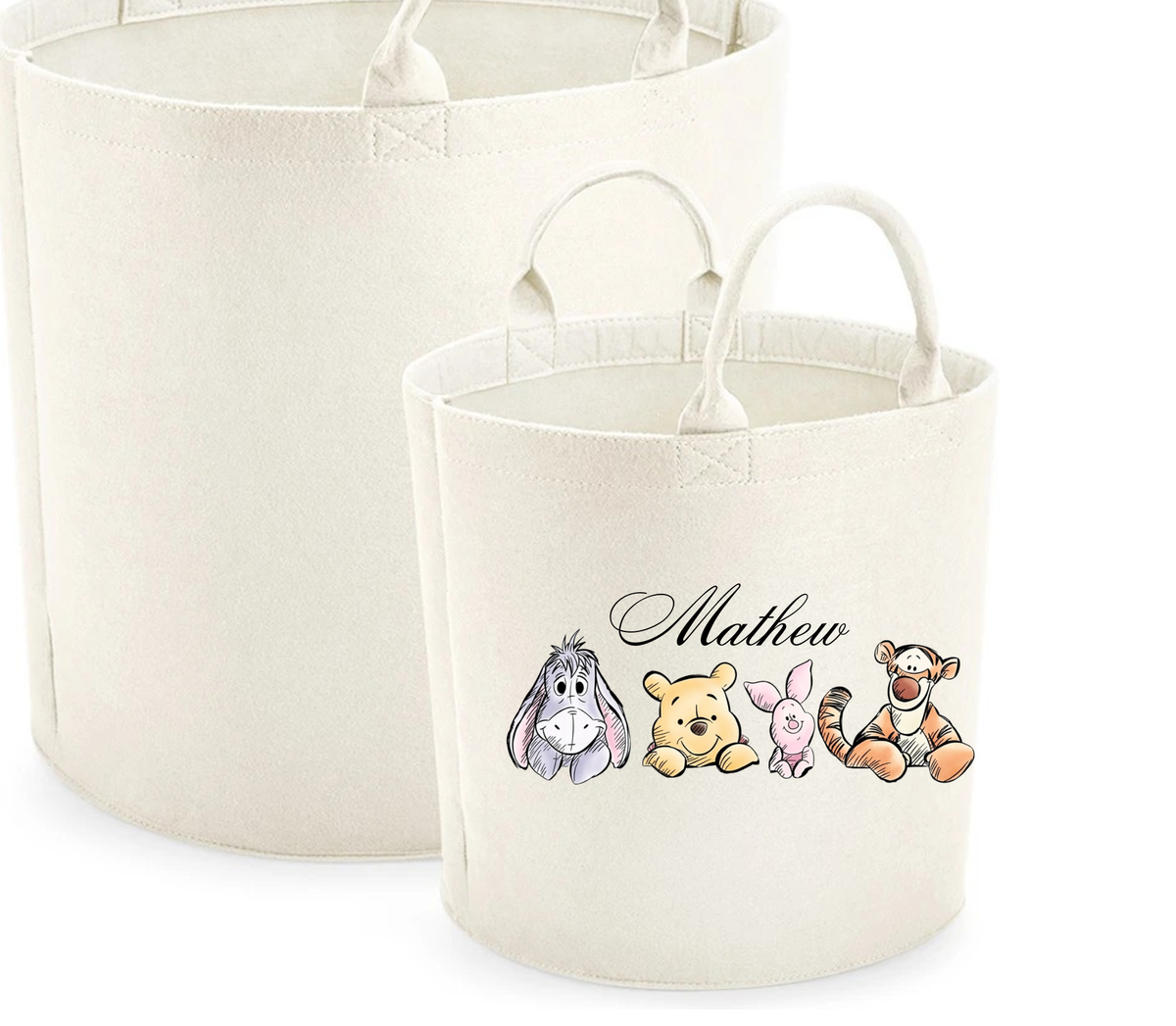 Personalised Felt Trug design