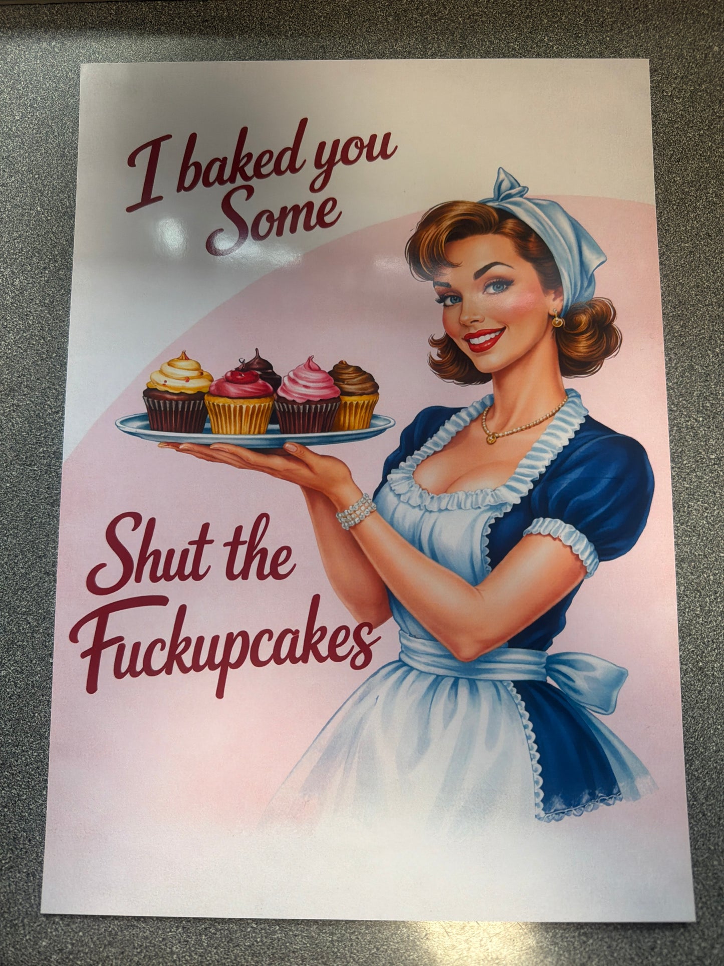 Baking pin up girl
