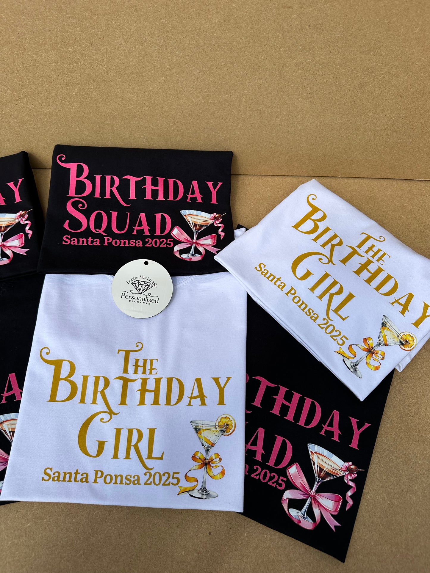 Birthday Girl Squad T-Shirts: Custom Party Tops