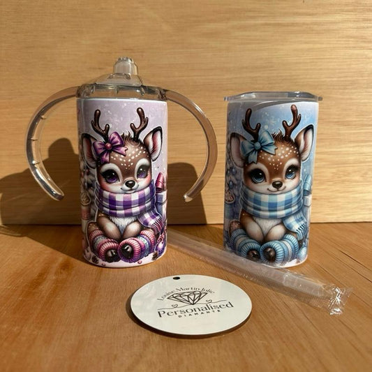 Half tumbler sippy cup