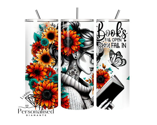 Books fall open you fall in 11 oz tumbler
