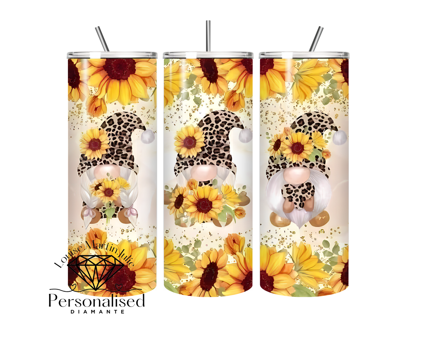 Leopard print gonk 11 oz tumbler