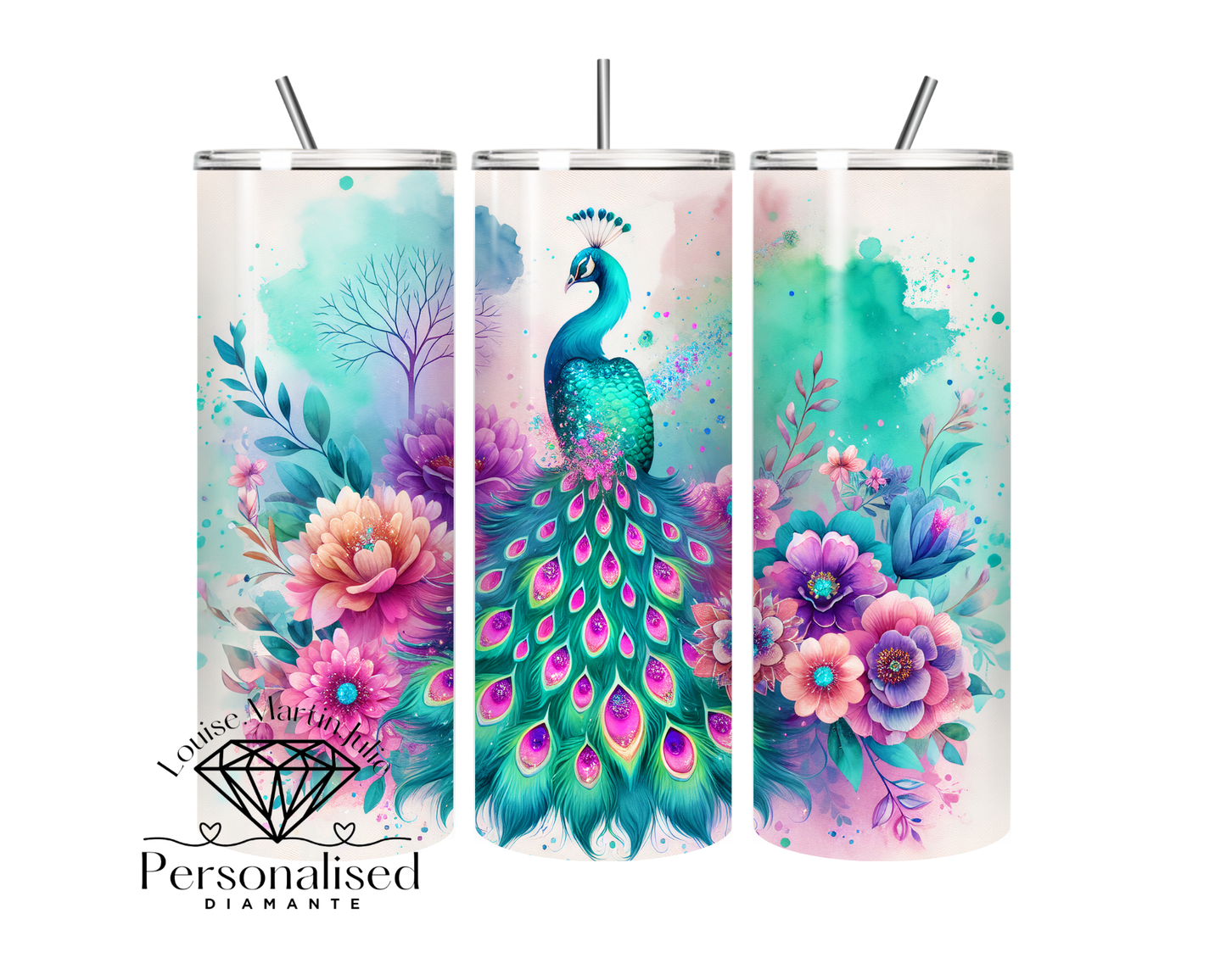 Peacock 11 oz tumbler