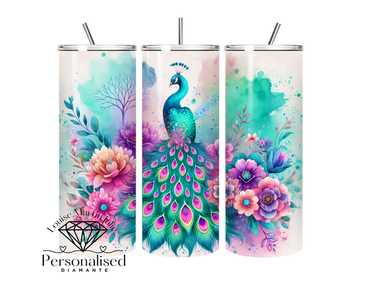 Peacock 11 oz tumbler