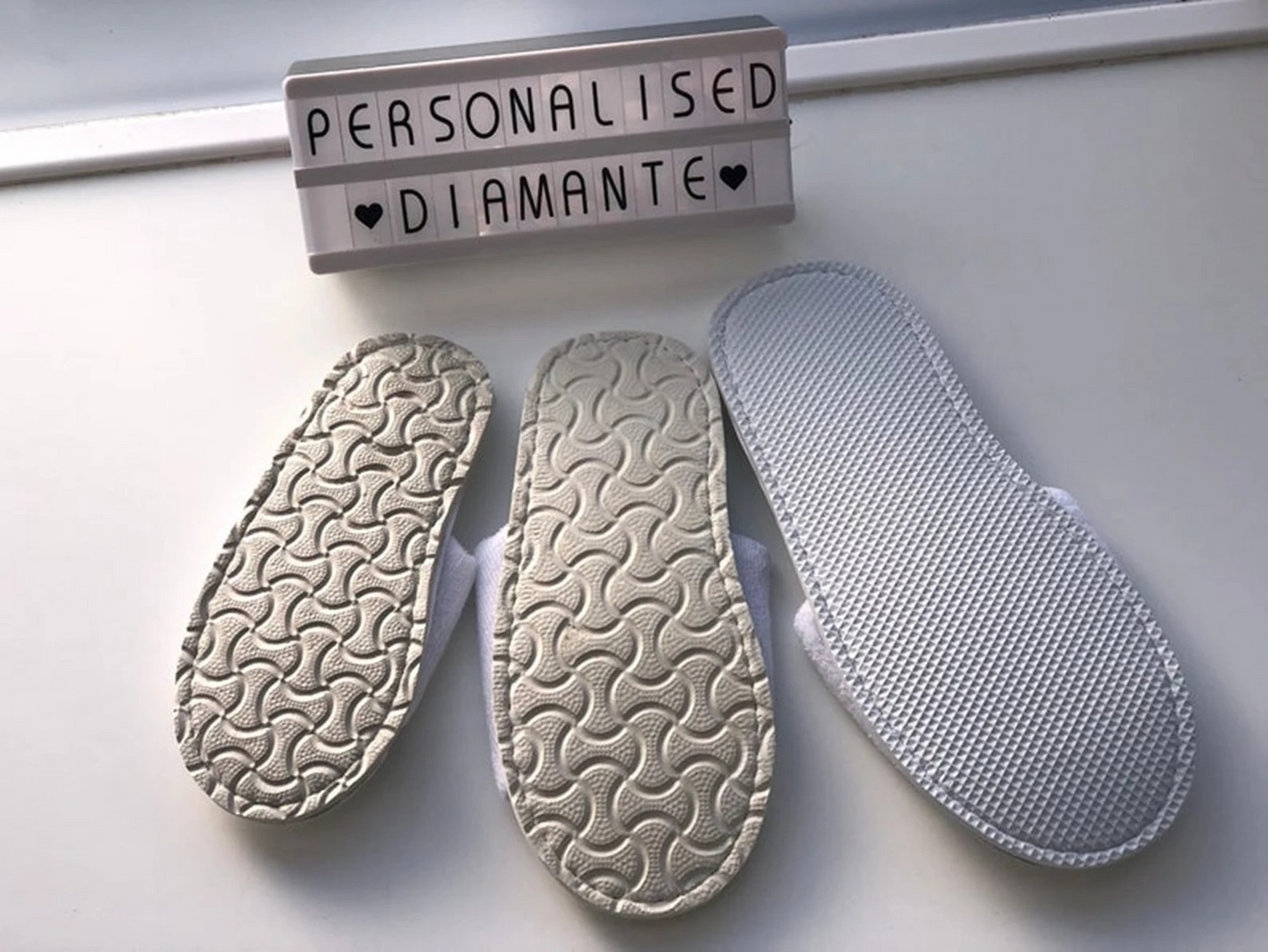 Personalised spa Day slipper