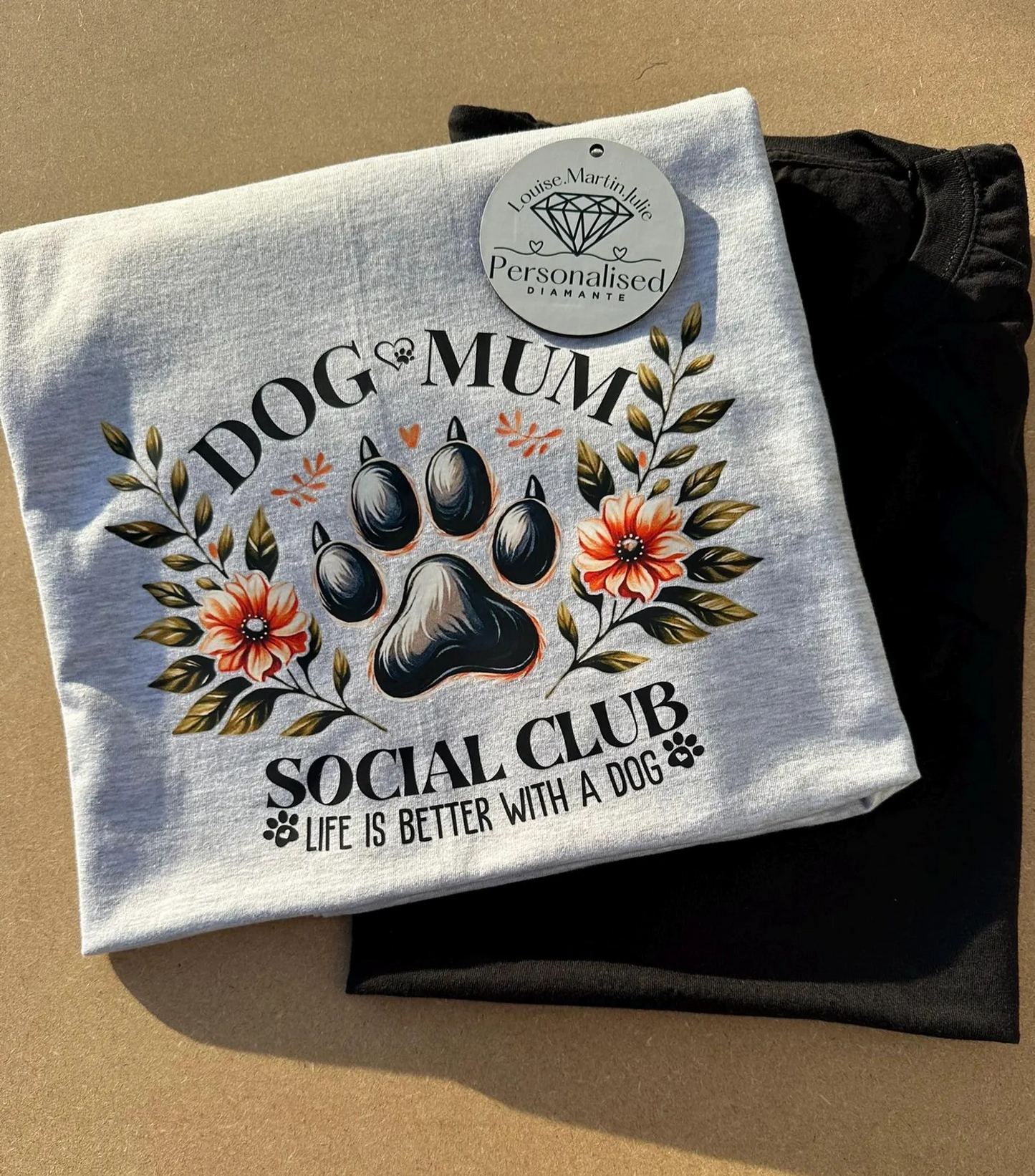 Dog Mum T-shirt: Social Club Tee