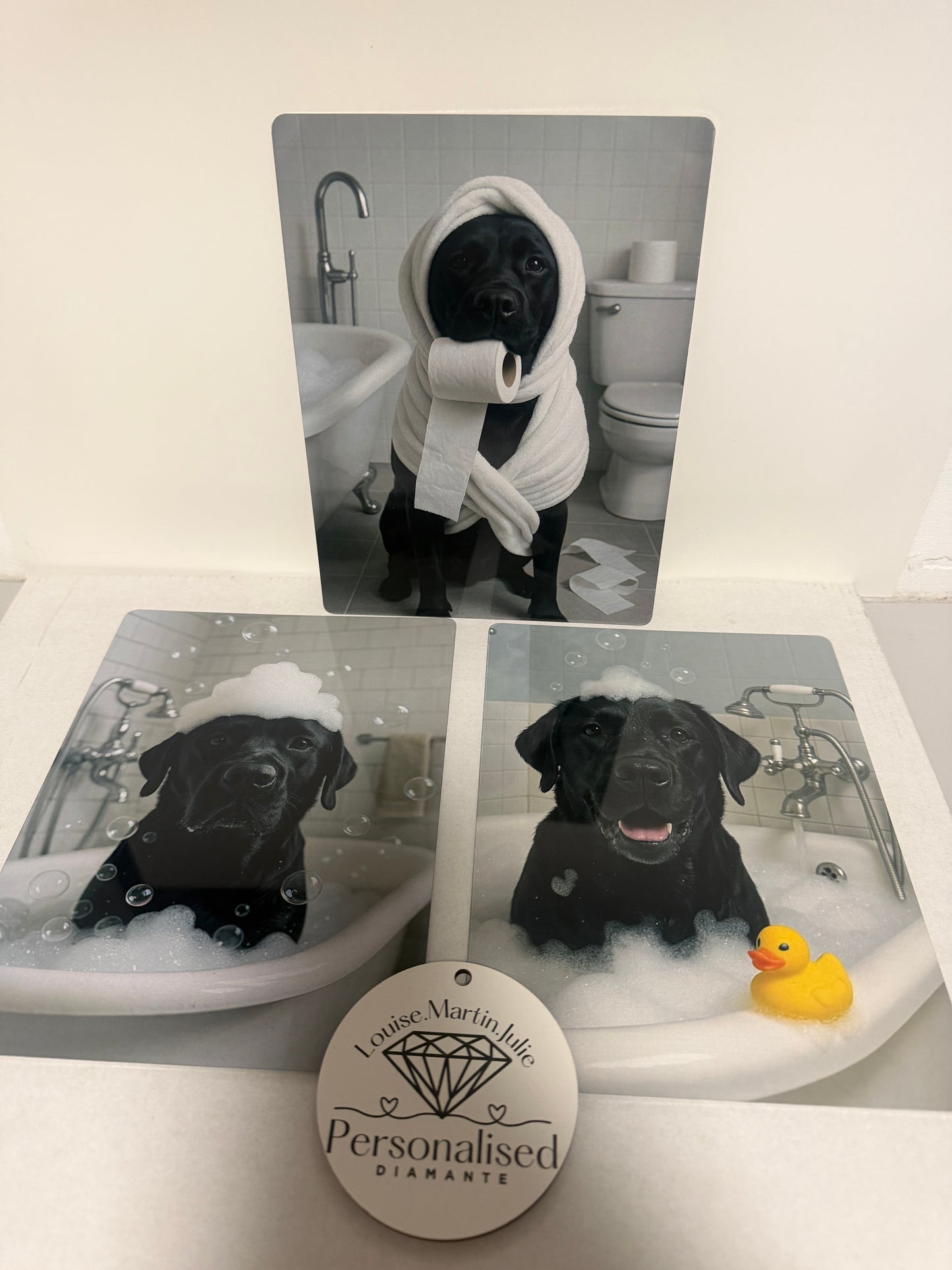 Dog aluminium 6x8 inches or 8x10 inches prints