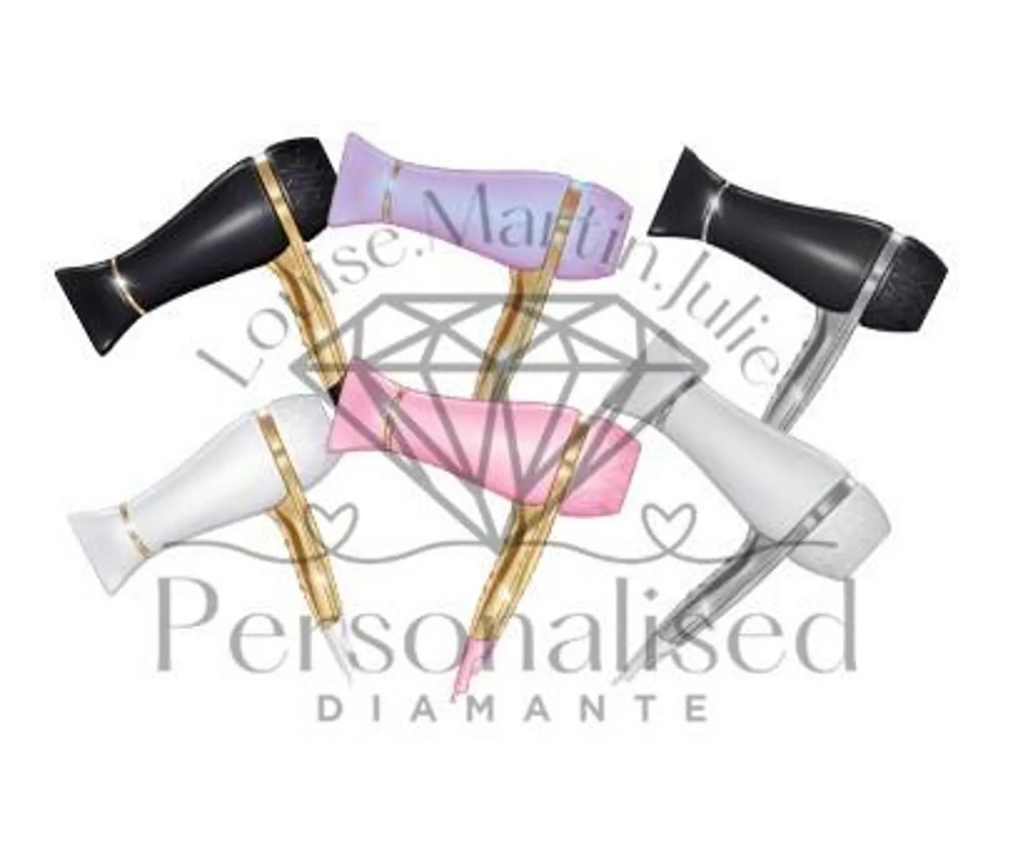 Personalised Hairdryer Bag, hair straighteners , gift bag
