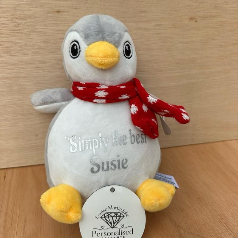 Personalised Christmas penguin Bear or reindeer