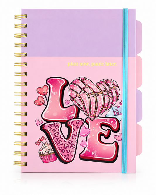 Plan now ,panic later note pad