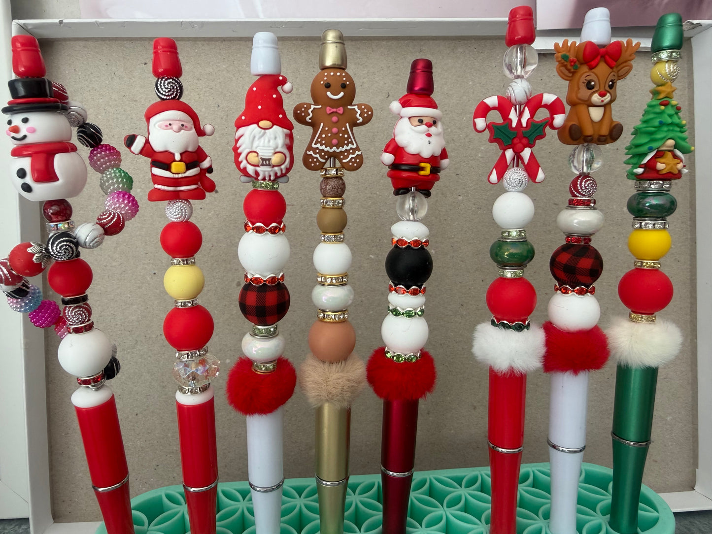 Large christmas bead pen only one