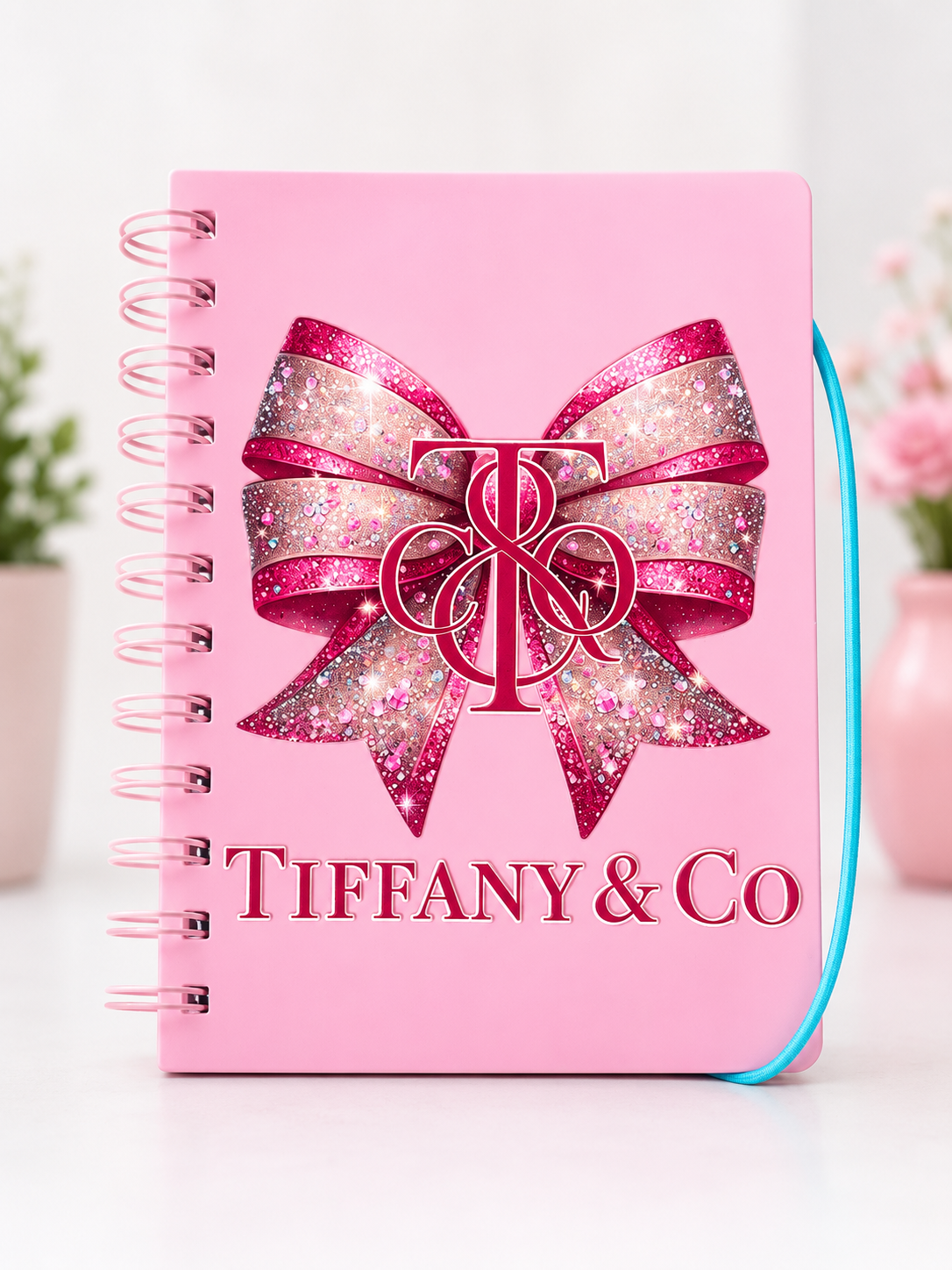 Tiffany and co pink note pad