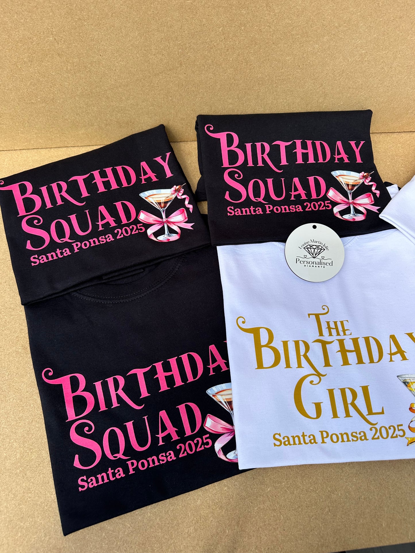 Birthday Girl Squad T-Shirts: Custom Party Tops