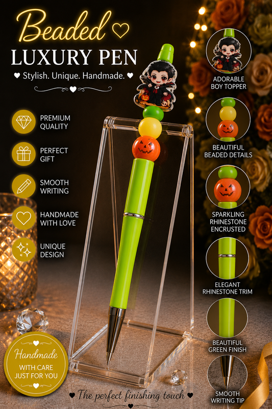 Halloween boy bead pen