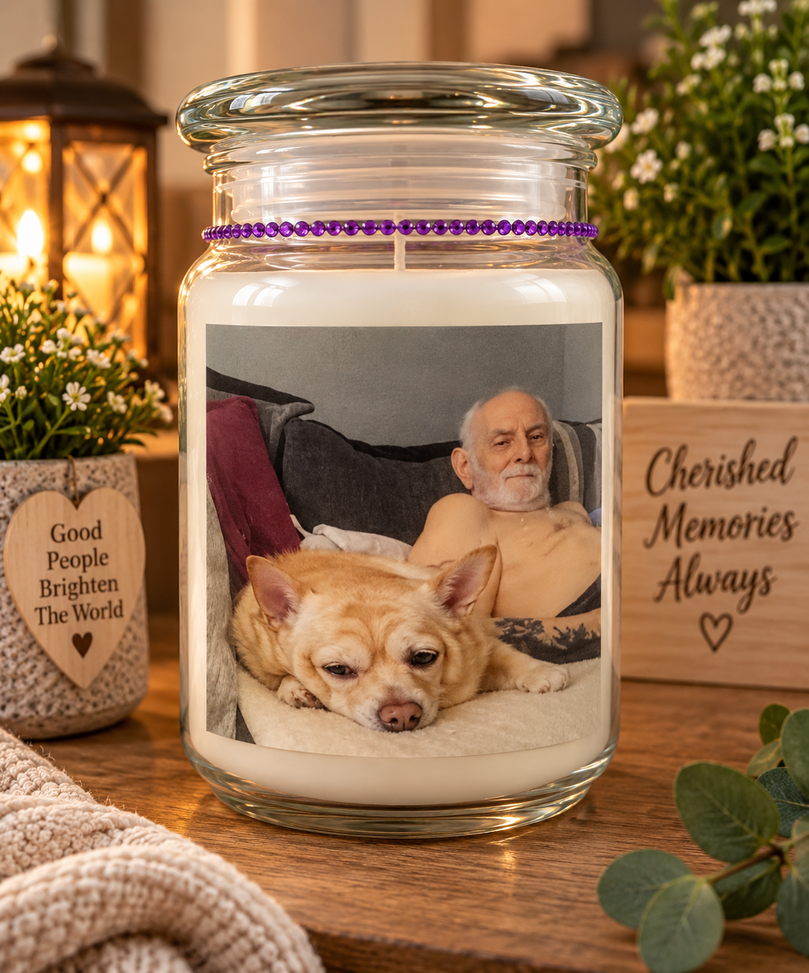 Personalised Photo Candle