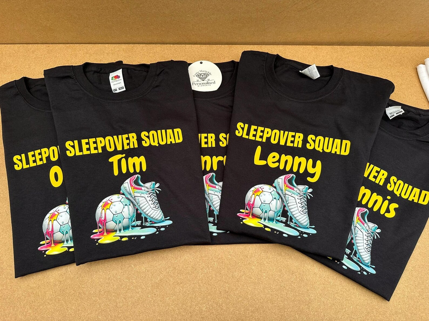 Sleepover Squad, Birthday T-shirt
