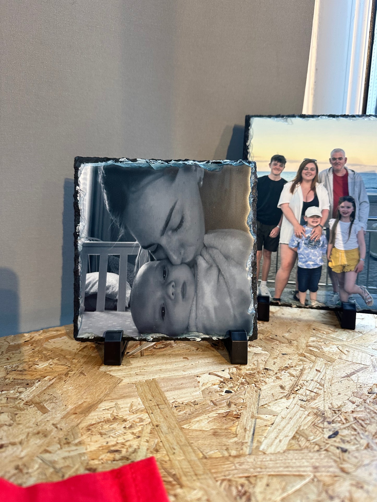 Photo Slate Gift - Personalised Slate Photo Frame for Anniversaries, Weddings, Birthdays, Christmas