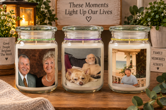 Personalised Photo Candle