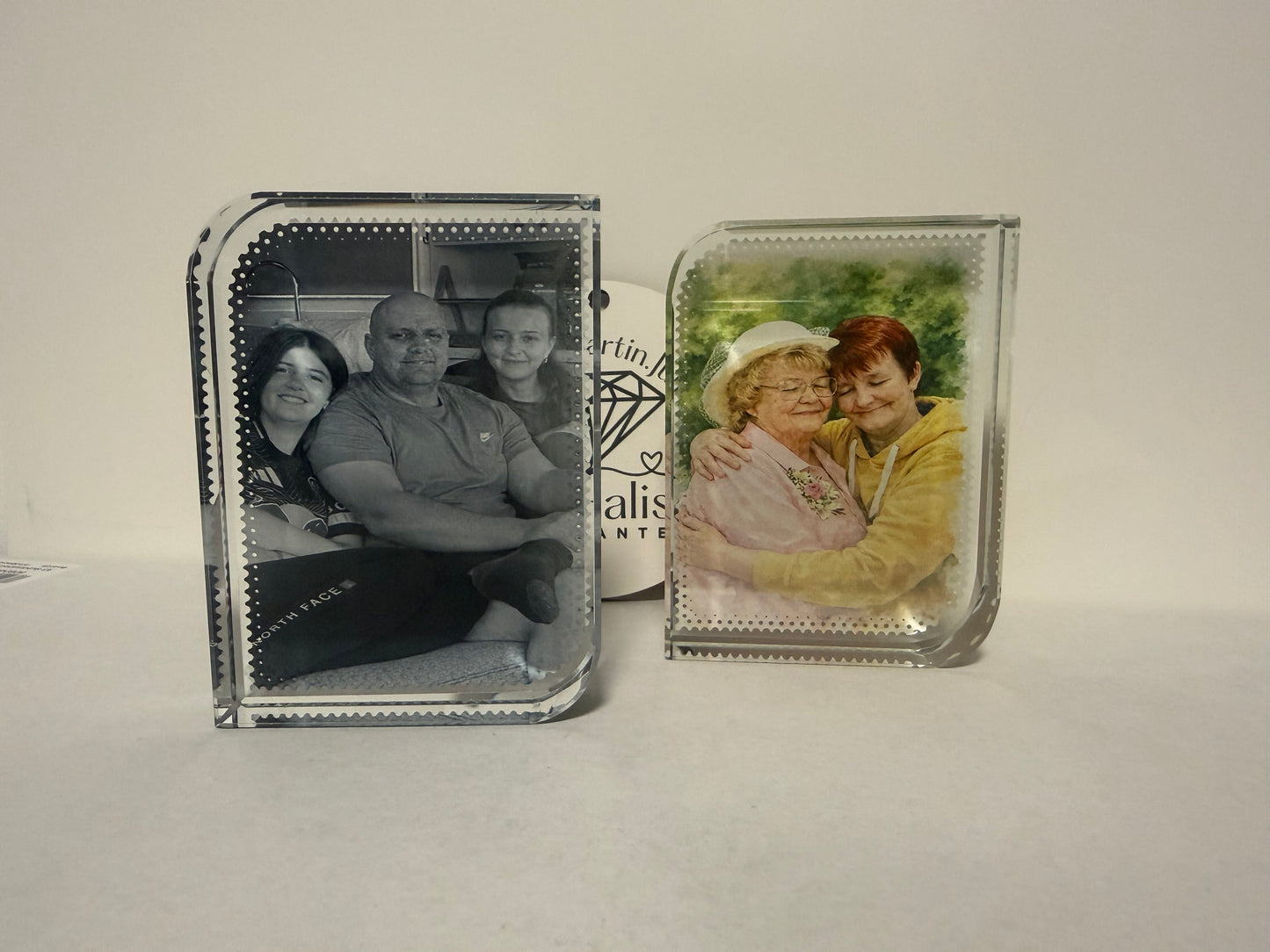 Crystal block small 6x8cm