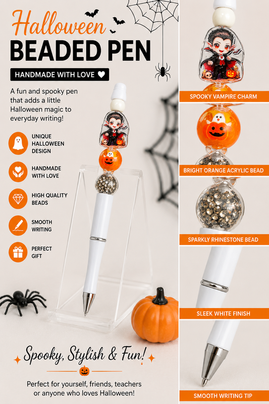 Halloween boy bead pen