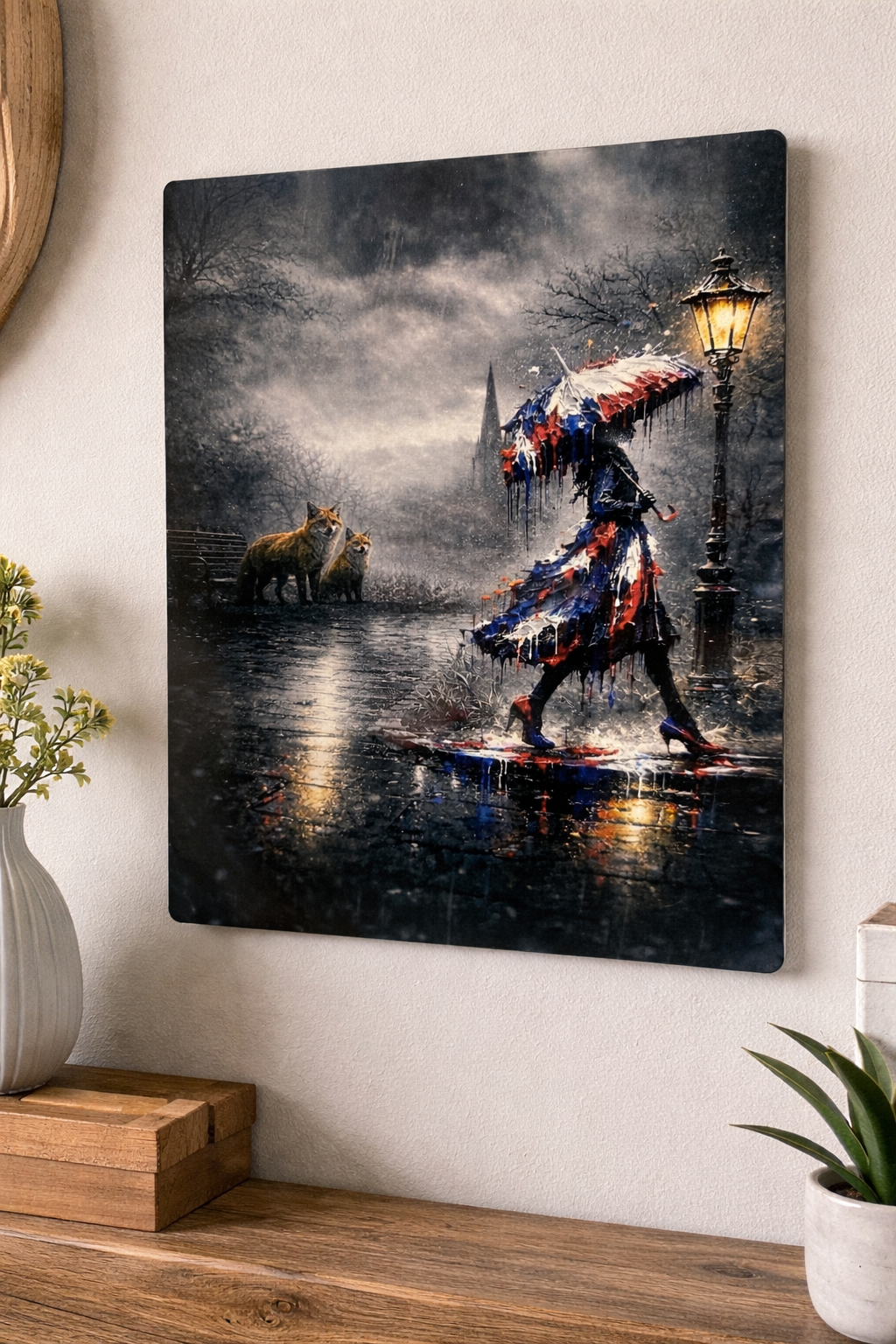 Fox 8x10 aluminium print
