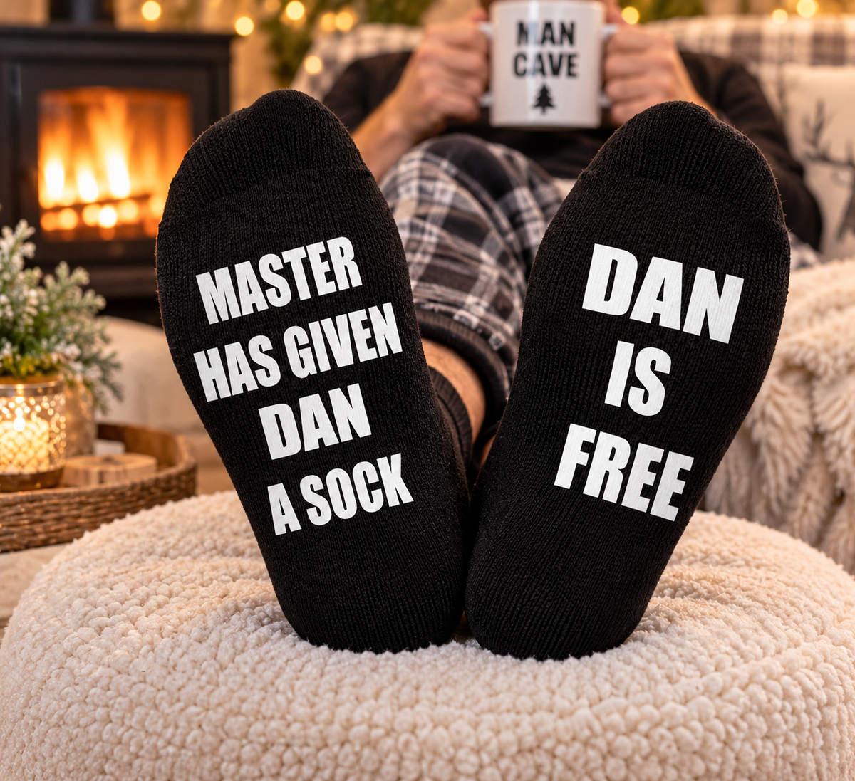 Master has given dobby socks dobby is free or add you own name