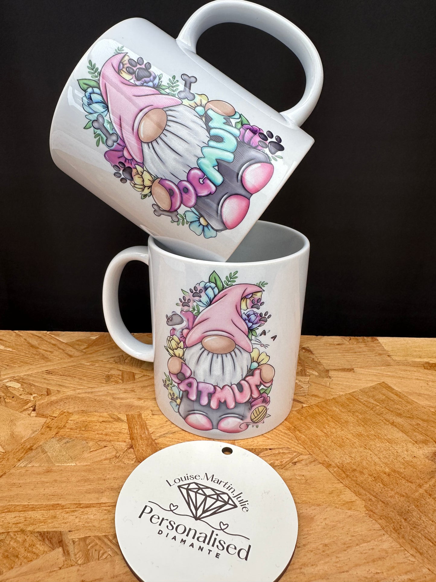 Cat mum Gonk mug 11 oz ceramic mug