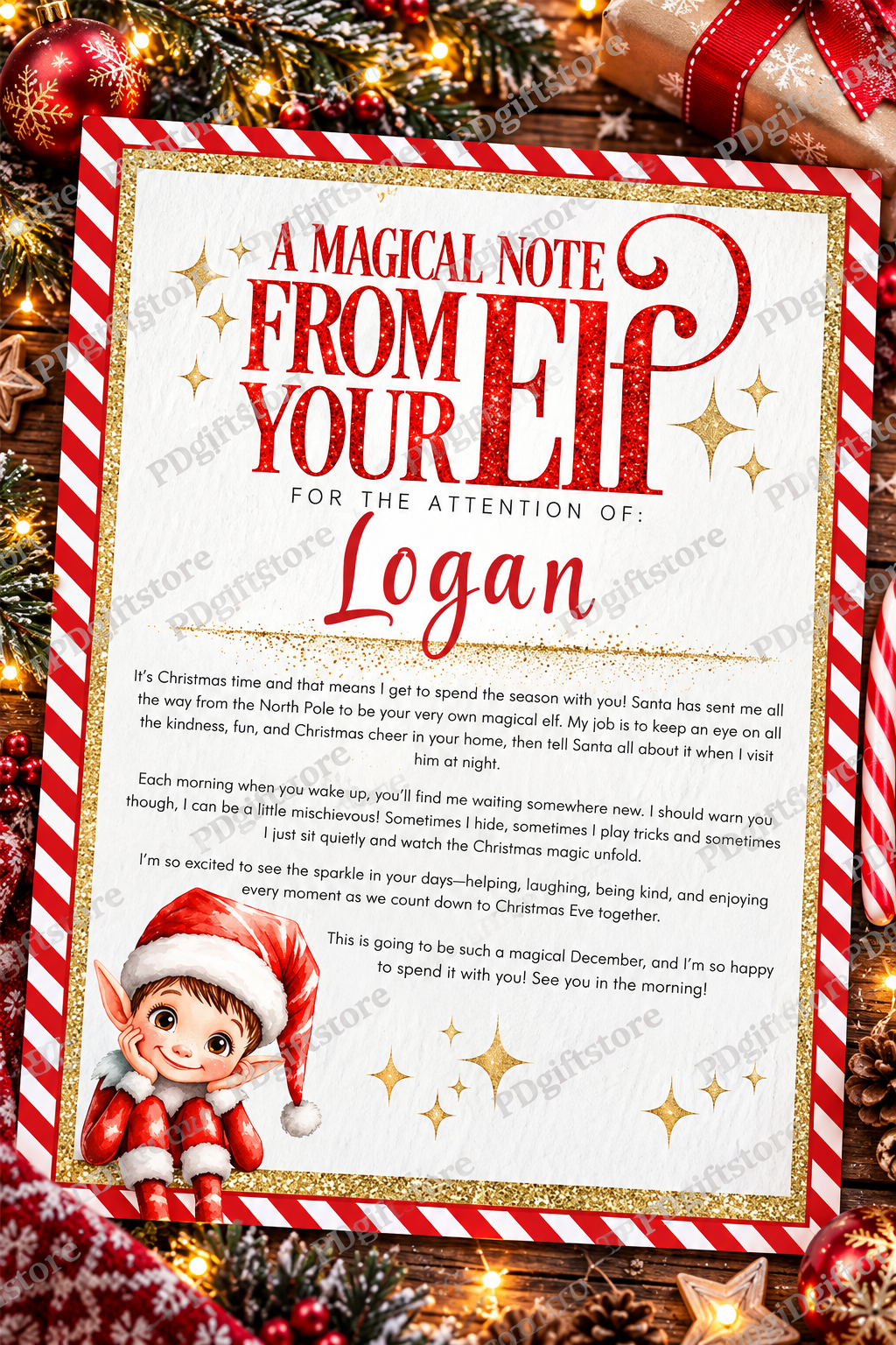 Magic Elf certificate