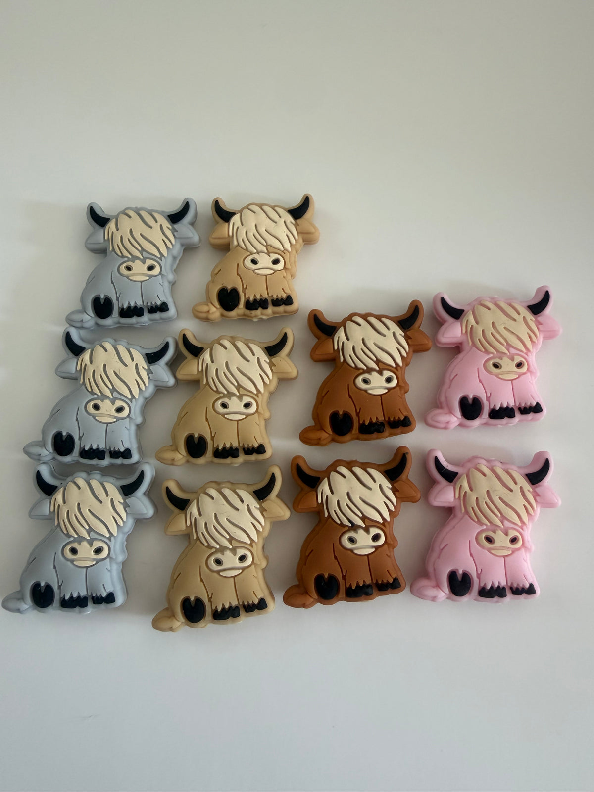 Highland cow pen toppers / keyring