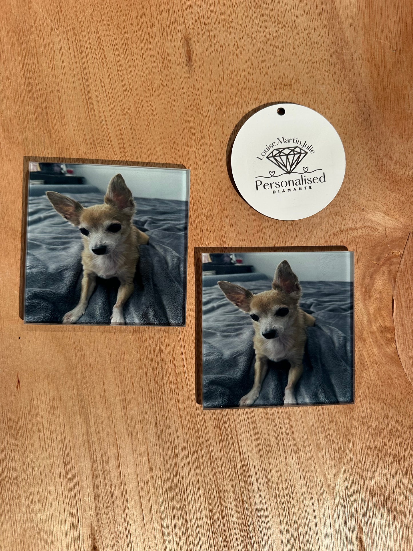 Any image Glass coaster