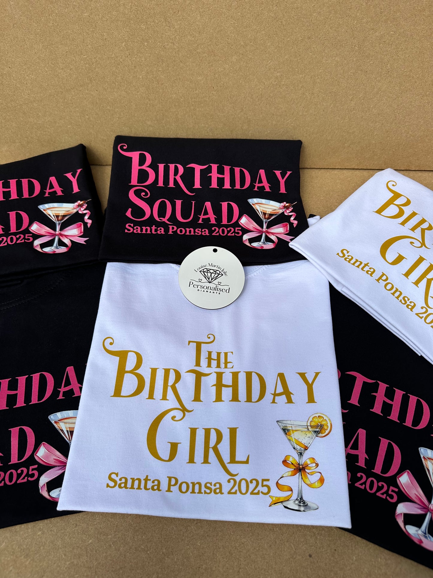 Birthday Girl Squad T-Shirts: Custom Party Tops