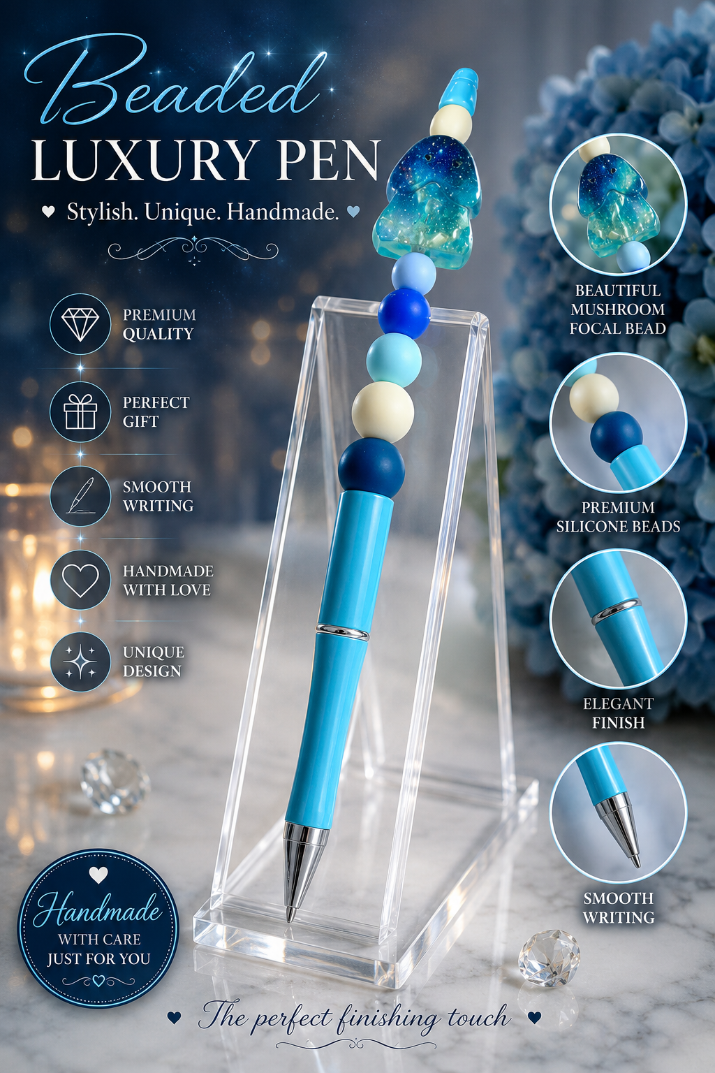 Blue Richard dicky midnight pen