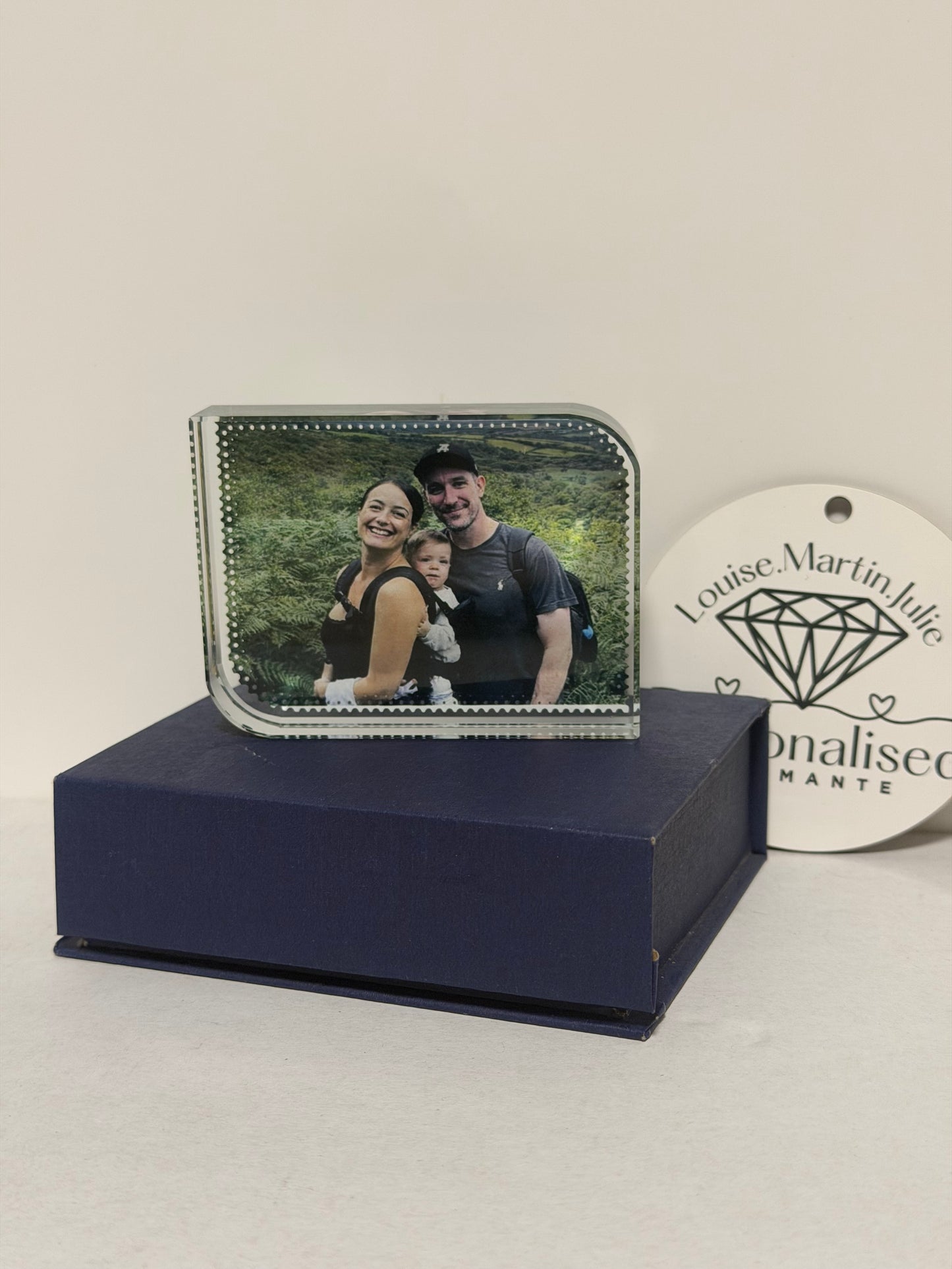 Crystal block small 6x8cm