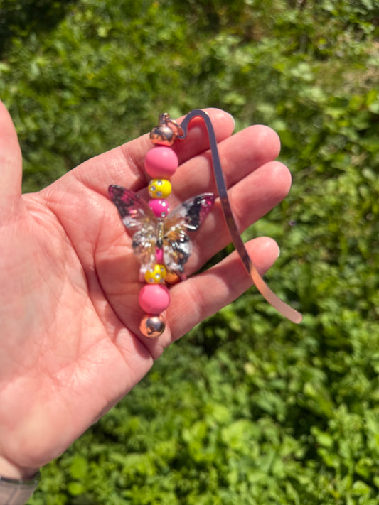 Beaded bookmark butterfly