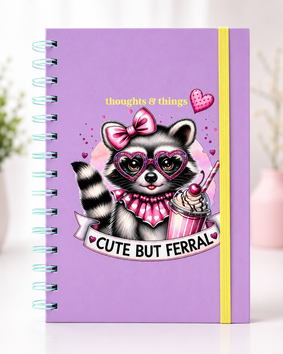 Thoughts and things cute but feral note pad