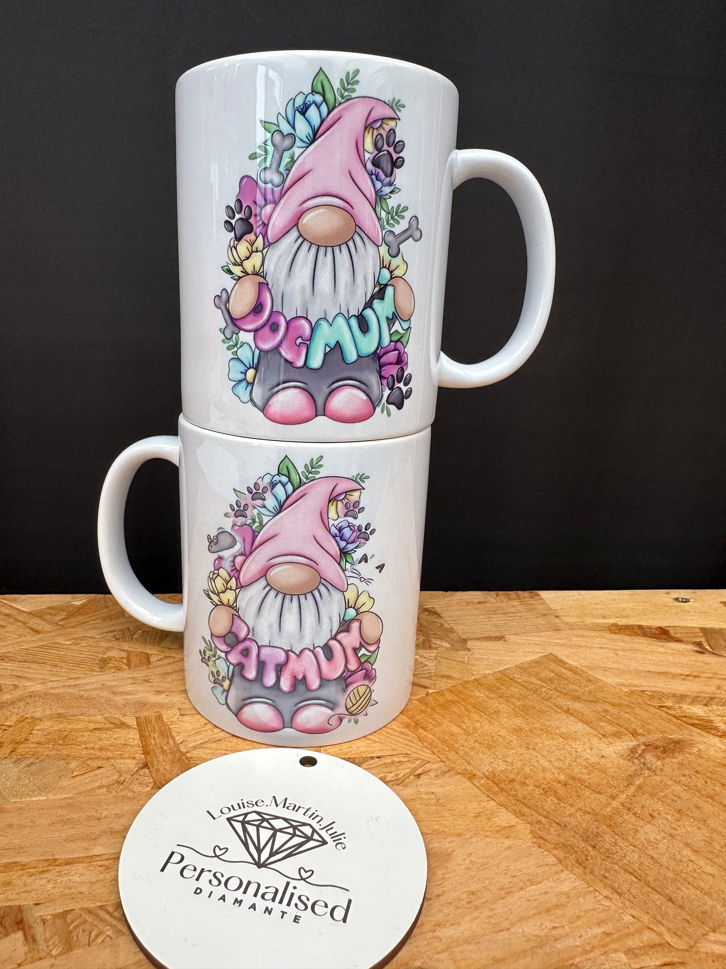 Cat mum Gonk mug 11 oz ceramic mug