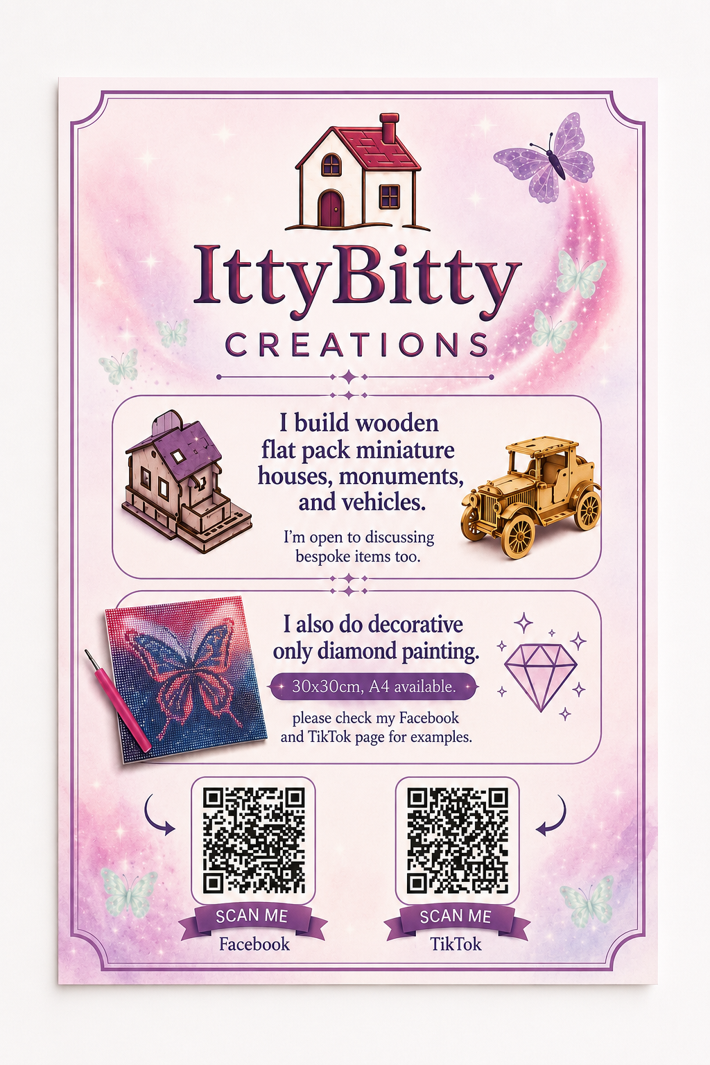 Custom made business flyers