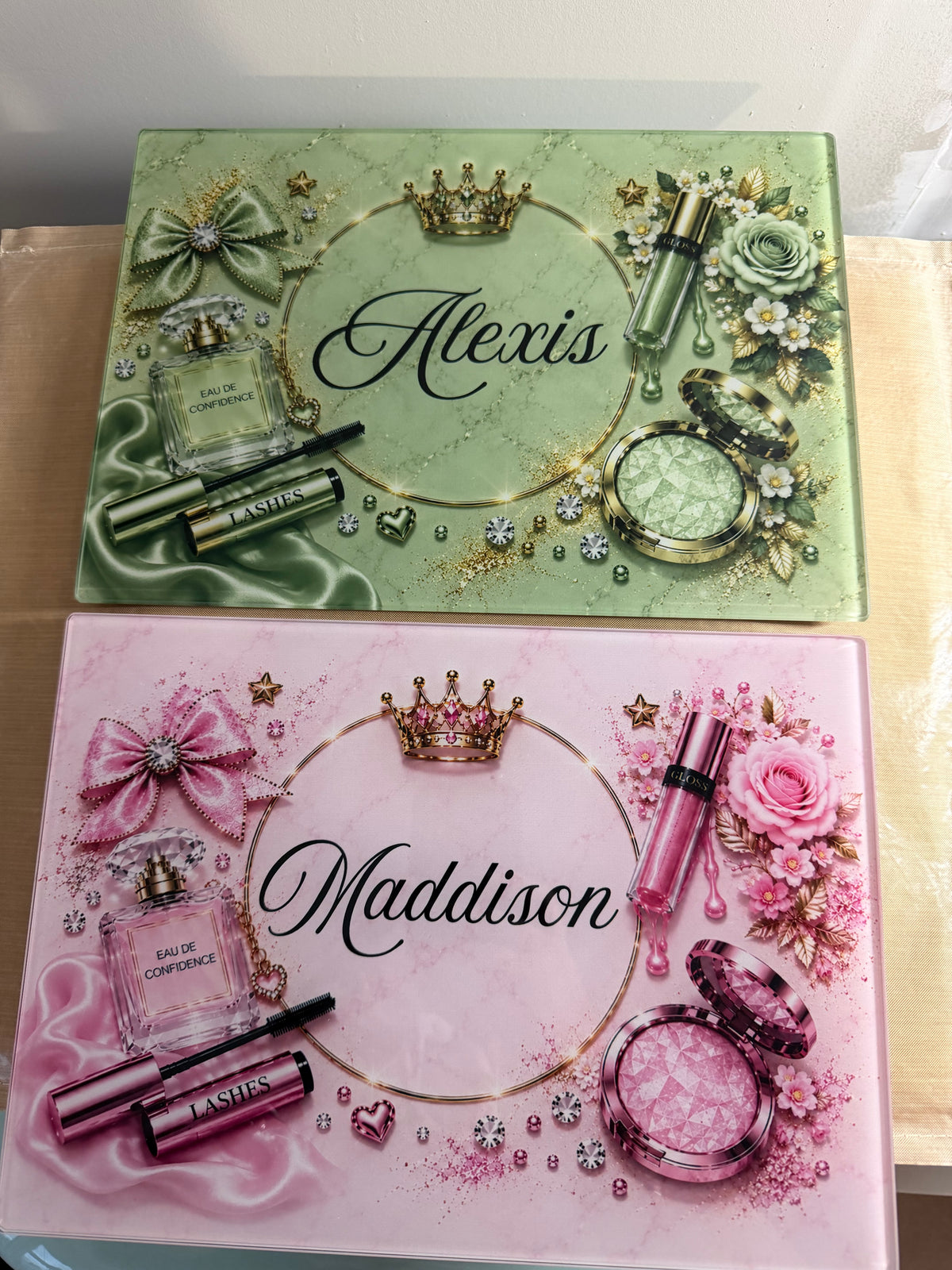 Beauty board personalised
