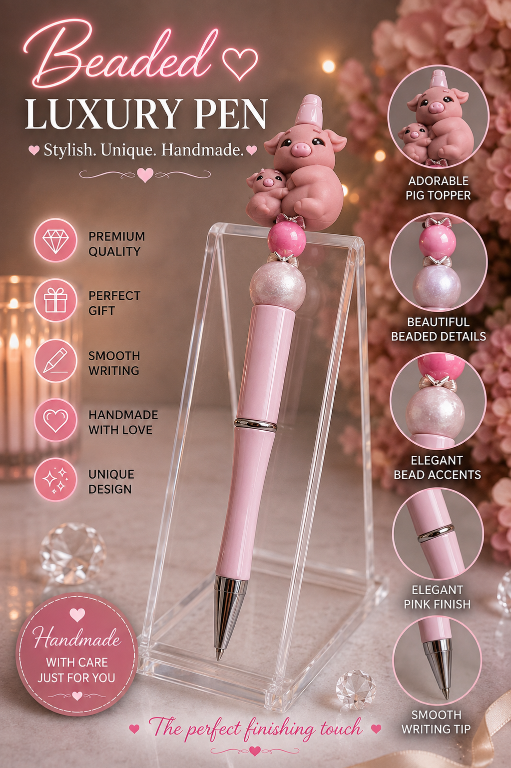 Pig Bead pen
